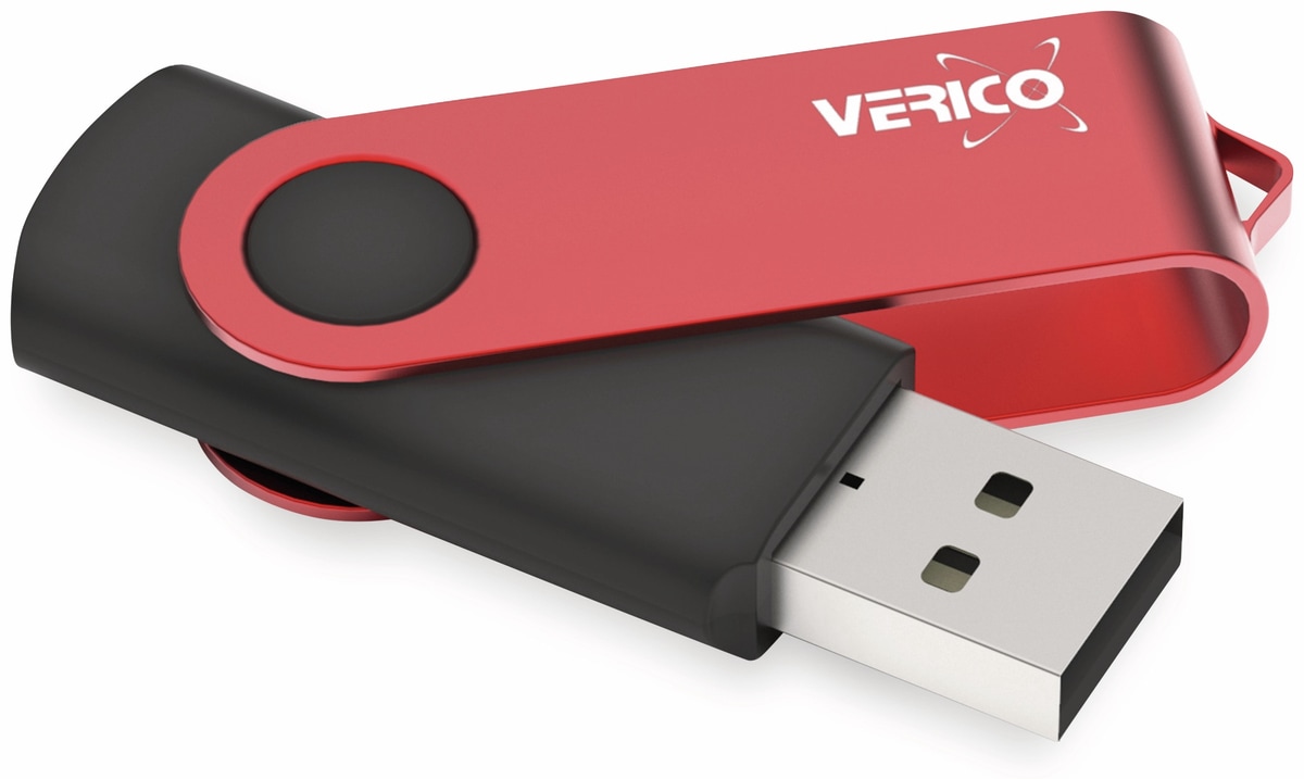 VERICO USB 3.1 Stick Flip TR01, 128 GB, rot von verico