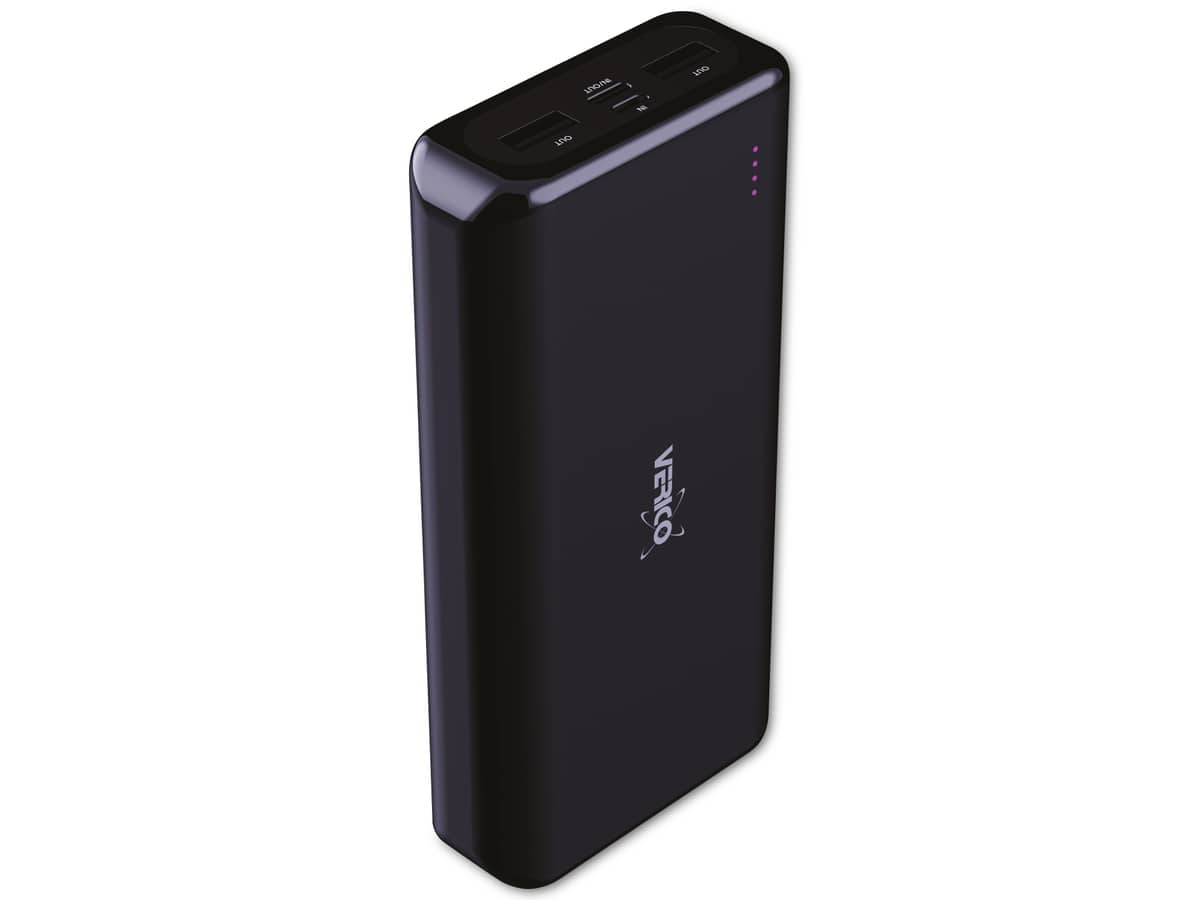 VERICO USB Powerbank Power Pro PD V2, 20.000mAh, schwarz von verico