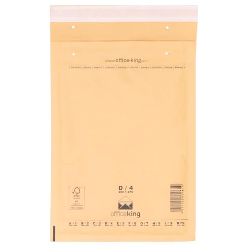 2000 Luftpolstertaschen braun D4 Größe 200x275mm DIN B5 C5+ Luftpolsterumschlag Luftpolsterversandtaschen Luftpolsterversandumschläge von verpacking