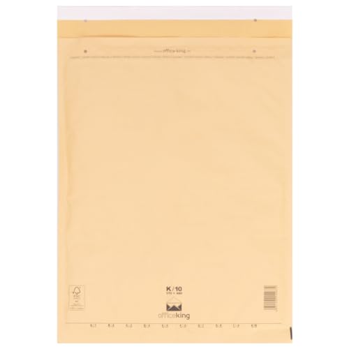 50 Luftpolstertaschen braun Gr. K10 (370x480mm) DIN A3+ C3 Luftpolsterumschlag Luftpolsterversandtaschen Luftpolsterversandumschläge von verpacking