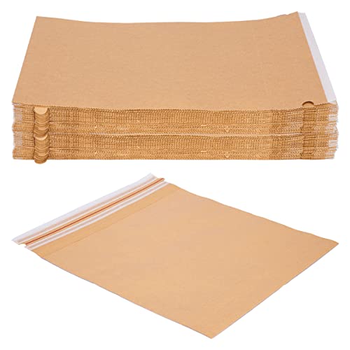 verpacking 100 Versandbeutel aus Kraftpapier 120 g/m² wiederverschließbar 42 x 44 cm | Größe und Stückzahl wählbar | Versandtasche Warensendung von verpacking