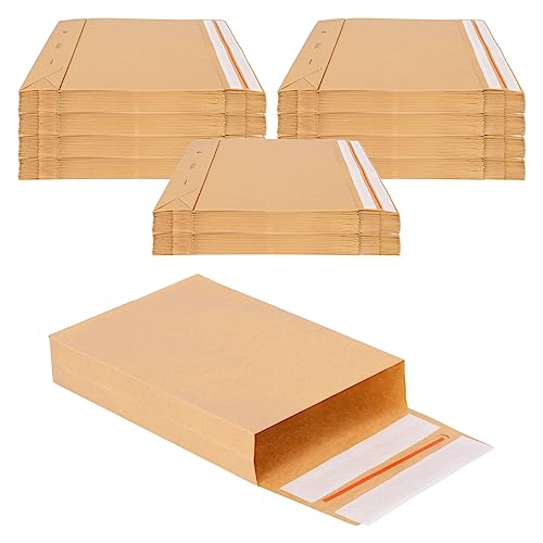 verpacking 1000 Faltentaschen 229x162x40 mm mit Klotzboden, doppelte Haftklebung und Aufreißfaden Versandtasche von verpacking