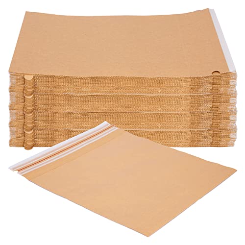 verpacking 250 Versandbeutel aus Kraftpapier 120 g/m² wiederverschließbar 42 x 44 cm | Größe und Stückzahl wählbar | Versandtasche Warensendung von verpacking