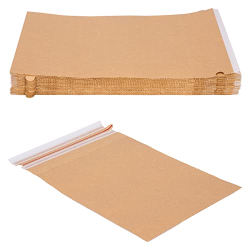 verpacking 50 Versandbeutel aus Kraftpapier 120 g/m² wiederverschließbar 25 x 32 cm | Größe und Stückzahl wählbar | Versandtasche Warensendung von verpacking