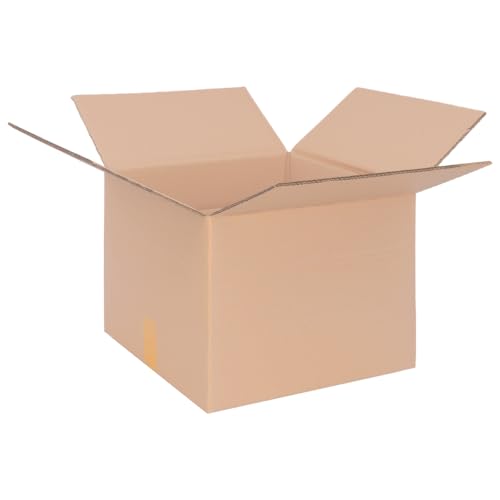verpacking Faltkartons 395 x 395 x 290 mm Braun (Außenmaß 400 x 400 x 300 mm) variable Höhe bei 100 und 200 mm KK 92 1-wellig Versandkarton DHL Paket DPD GLS Hermes Kartons (75 Stück) von verpacking