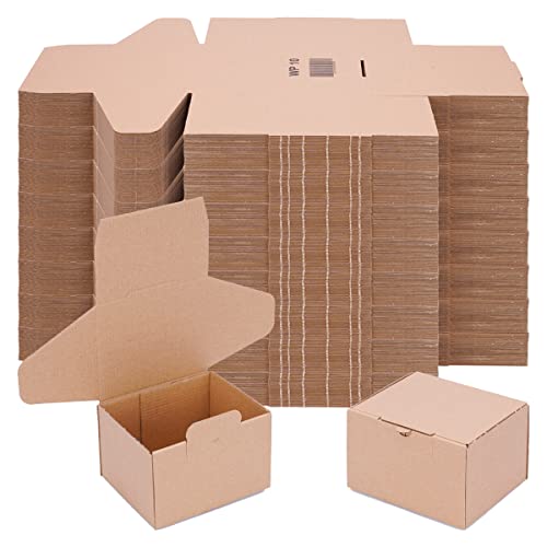 verpacking Faltschachteln 120 x 100 x 80 mm Braun (Außenmaß 125 x 105 x 85 mm) WP 10 Versandkarton DHL Karton Hermes DPD GLS Verpackung (1000 Stück) von verpacking