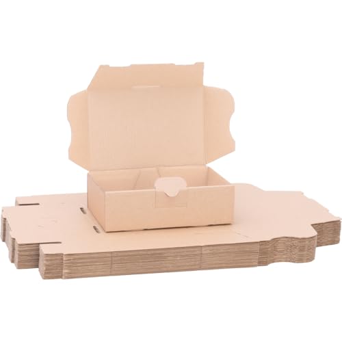 verpacking Maxibriefkartons 160 x 110 x 50 mm Maxibrief Braun MB 1 Innenmaß von 150 x 105 x 46 mm Versand Post Faltschachtel Versandschachtel Büchersendung - optimal geeignet für den Versand 100 Stück von verpacking