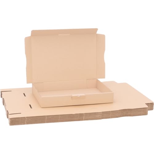 verpacking Maxibriefkartons 320 x 225 x 50 mm Maxibrief Braun MB 4 Innenmaß von 315 x 220 x 45 mm Versand Post Faltschachtel Versandschachtel Büchersendung - optimal geeignet für den Versand 25 Stück von verpacking