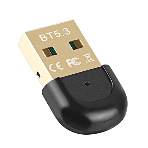 vgggrd Bluetooth Adapter 5.3, Bluetooth USB Dongle für Windows 11/10/8,1/7, EDR Bluetooth Stick für PC, Laptop, Desktop, Headset, Lautsprecher, Tastatur, Kopfhörer, Plug & Play von vgggrd