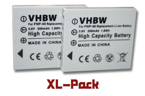 vhbw 2X Akku kompatibel mit Easypix VX1400HD, VX1400, SDV1200, S530, DVC5308HD, DVC5308, V600, TS530 Kamera (500 mAh, 3,6 V, Li-Ion) vhbw 2X Akku kompatibel mit Easypix VX1400HD, VX1400, SDV1200, S530, DVC5308HD, DVC5308, V600, TS530 Kamera (500 mAh, 3,6 V, Li-Ion) von vhbw