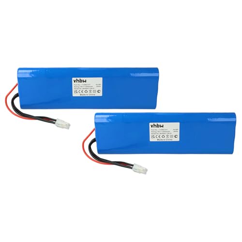 2X vhbw NiMH Akku 2000mAh (18V) kompatibel mit Rasenmäher Rasenroboter Ersatz für 1128621-01, 1128621-01/6, 112862101/6, 1128621016, 1192119010, 535120901, 535120902 von vhbw