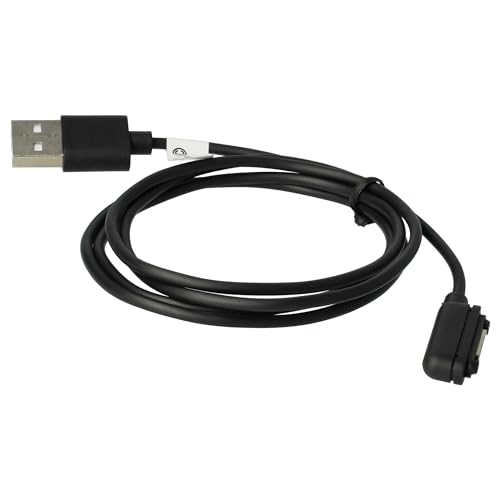 USB-Ladekabel kompatibel mit Sony Xperia C6902, L39h, LT39i, XL39H, Tablet Z2, Z1 Compact, Z3 Compact Tablet - 100 cm, magnetisch von vhbw