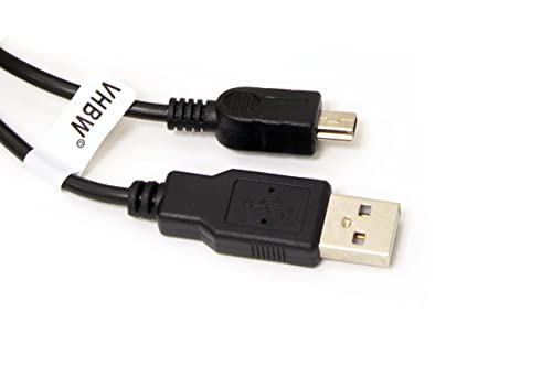 vhbw 100x mini USB Daten Kabel Ladekabel kompatibel mit Aiptek AHD AF1, AHD H12 Extreme, AHD H23, AHD H350, AHD H500 von vhbw