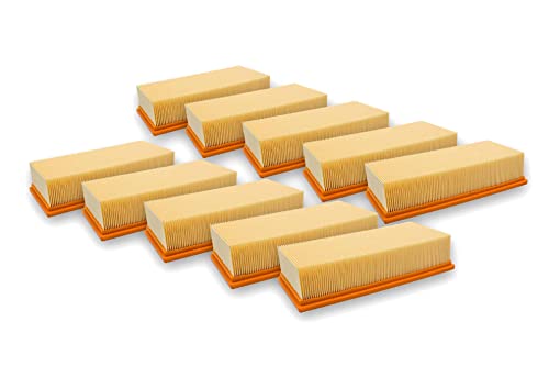 vhbw 10x Flachfaltenfilter Filter Ersatz für 6.904-283.0 Kärcher Nass-/Trockensauger NT 65/2 Ap, NT 65/2 Eco, NT 65/2 Eco Tc, NT 72/2 Eco Tc NT 75/2 Ap Me Tc vhbw 10x Flachfaltenfilter Filter Ersatz für 6.904-283.0 Kärcher Nass-/Trockensauger NT 65/2 Ap, NT 65/2 Eco, NT 65/2 Eco Tc, NT 72/2 Eco Tc NT 75/2 Ap Me Tc von vhbw