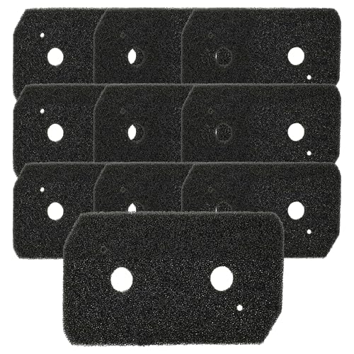vhbw 10x Schaumfilter kompatibel mit Bosch WTH85280AT/04, WTH85281NL/01, WTH85280/03, WTH85280/04, WTH85281NL/04, WTH85281NL/03 Wäschetrockner von vhbw