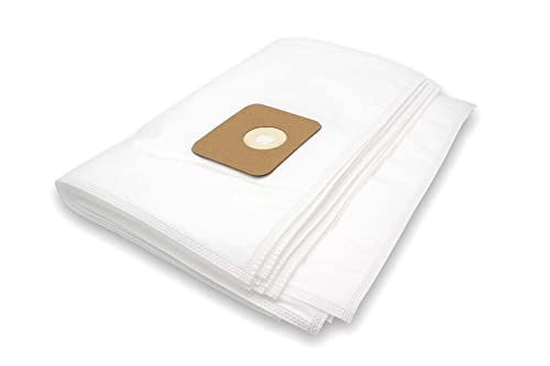 vhbw 10x Staubsaugerbeutel Ersatz für Nilfisk 5715492061518 für Staubsauger - Mikrovlies, 54,5cm x 41cm Weiß von vhbw