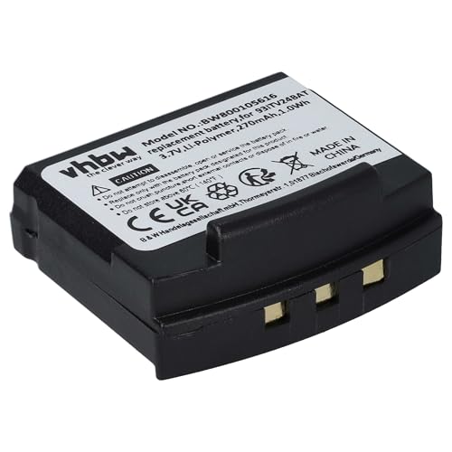 vhbw 1x Akku kompatibel mit Amplicomms TV2410, TV2510, TV2400, TV2500 Wireless Headset Kopfhörer (270 mAh, 3,7 V, Li-Polymer) - Ersatz für 93ITV24BAT von vhbw