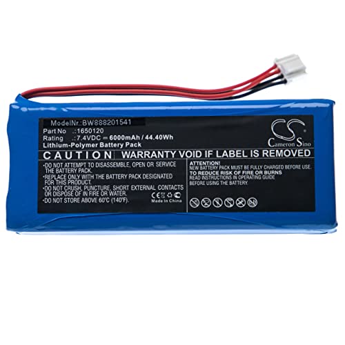 vhbw 1x Akku kompatibel mit DJI GL300E, GL300C, GL300F Drohne Controller (6000 mAh, 7,4 V, Li-Polymer) von vhbw