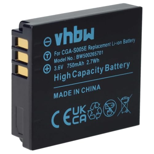 vhbw 1x Akku kompatibel mit Fujifilm FinePix F47fd, F45fd, F40fd, F20 Kamera (750 mAh, 3,6 V, Li-Ion) - Ersatz für NP-70 von vhbw