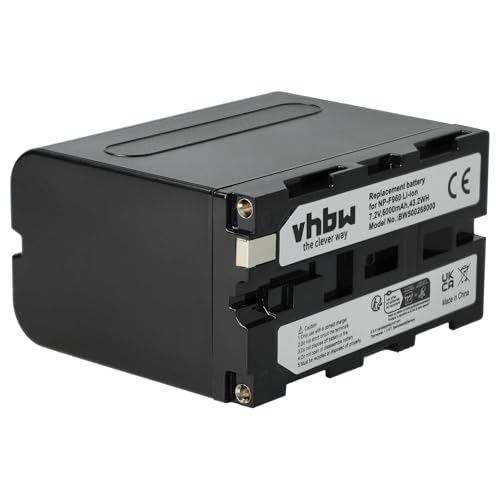 vhbw 1x Akku kompatibel mit Hitachi 553 845, VM-D875LA, VM-D865LE, VM-D875, VM-975LE, VM-D675LA Videokamera Camcorder (6000 mAh, 7,2 V, Li-Ion) von vhbw