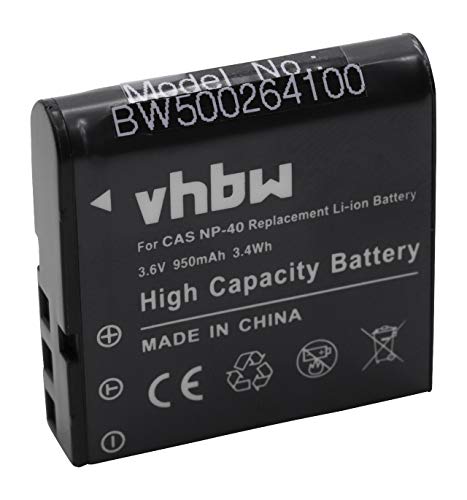 vhbw 1x Akku kompatibel mit Kodak Pixpro AZ526 Astro Zoom, AZ526, AZ525 Astro Zoom, AZ525 Kamera (950 mAh, 3,6 V, Li-Ion) von vhbw