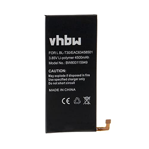 vhbw 1x Akku kompatibel mit LG X Power 2 Dual SIM, X Power 2 Dual SIM LTE-A Handy Smartphone Telefon (4500 mAh, 3,85 V, Li-Polymer) von vhbw
