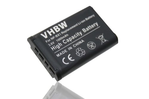 vhbw 1x Akku kompatibel mit Sony HDR-CX405, HDR-CX240E, HDR-CX440, HDR-GWP88, HDR-GW66, HDR-GW66VE Kamera (1000 mAh, 3,6 V, Li-Ion) von vhbw
