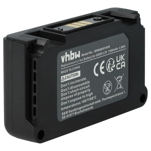 vhbw 1x Akku kompatibel mit Sony Mamen MD2, URX-P40, URX-P41D, UTX-B40 Digitales Funksystem, Digitale Taschensender (1500 mAh, 3,2 V, Li-Ion) von vhbw