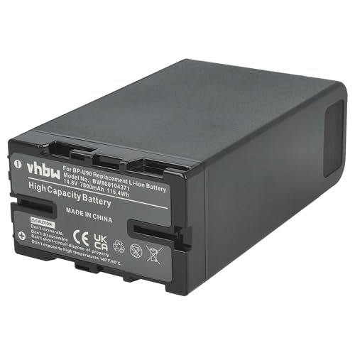 vhbw 1x Akku kompatibel mit Sony PXW-FS7, PXW-FS7M2, PXW"-X160 Videokamera Camcorder (7800 mAh, 14,8 V, Li-Ion) + Infochip von vhbw
