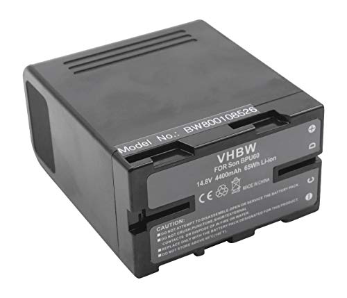 vhbw 1x Akku kompatibel mit Sony PXW"-X160, PXW-FS7, PXW-FS7M2 Videokamera Camcorder (4400 mAh, 14,8 V, Li-Ion) + Infochip von vhbw