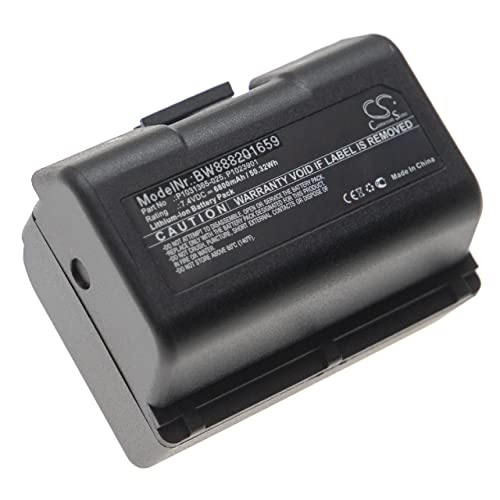 vhbw 1x Akku kompatibel mit Zebra ZQ610, ZQ521, ZQ520, ZQ521 RFID Drucker Kopierer Scanner Etiketten-Drucker (6800 mAh, 7,4 V, Li-Ion) von vhbw