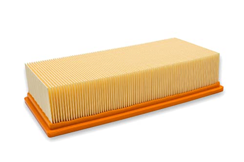 vhbw 1x Flachfaltenfilter Ersatz für Kärcher 6.907-276.0, 6.904-095.0, 6.904-283.0, 6.904-283 für Staubsauger - Filterelement vhbw 1x Flachfaltenfilter Ersatz für Kärcher 6.907-276.0, 6.904-095.0, 6.904-283.0, 6.904-283 für Staubsauger - Filterelement von vhbw