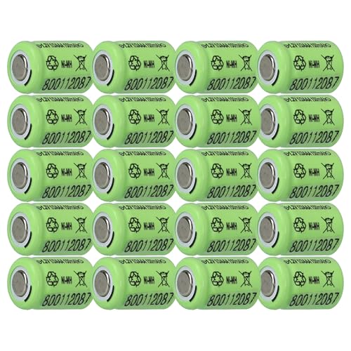 vhbw 20x Akku Ersatz für 1/3AAA für Modellbau (150mAh, 1,2V, NiMH) von vhbw