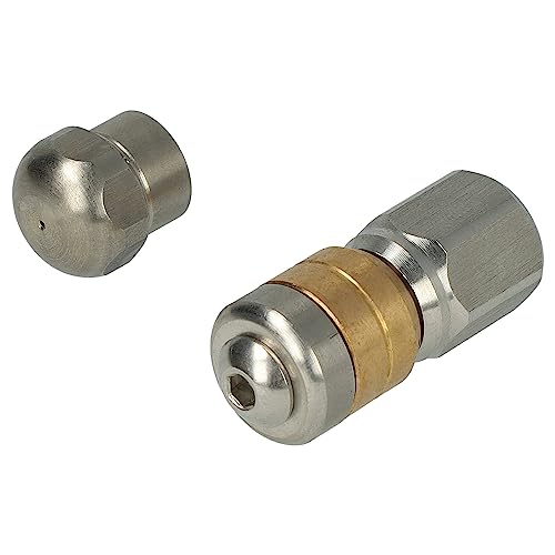 vhbw 2x Rohrreinigungsdüsen Ersatz für Kränzle KNF045 für Hochdruckreiniger - 1/8 Zoll, Starr + Rotierend vhbw 2x Rohrreinigungsdüsen Ersatz für Kränzle KNF045 für Hochdruckreiniger - 1/8 Zoll, Starr + Rotierend von vhbw