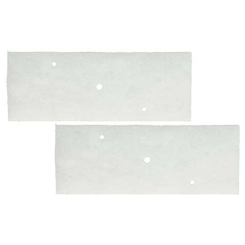 vhbw 2x Feinfilter kompatibel mit Panasonic NH-P80S1, NH-P80G2, NH-P80G1, NH-P80 Wäschetrockner - Ersatzfilter von vhbw