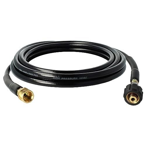 vhbw 3 m Verlängerungsschlauch kompatibel mit Kärcher K 2.40 MD PL, K 2.75 Plus Hochdruckreiniger mit M22 x 1,5 Gewindeanschluss, Schwarz vhbw 3 m Verlängerungsschlauch kompatibel mit Kärcher K 2.40 MD PL, K 2.75 Plus Hochdruckreiniger mit M22 x 1,5 Gewindeanschluss, Schwarz von vhbw