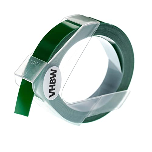 vhbw 3D Prägeband-Schriftband-Kassette Ersatz für Dymo 0898162 für Etiketten-Drucker 12mm Weiß auf Grün vhbw 3D Prägeband-Schriftband-Kassette Ersatz für Dymo 0898162 für Etiketten-Drucker 12mm Weiß auf Grün von vhbw