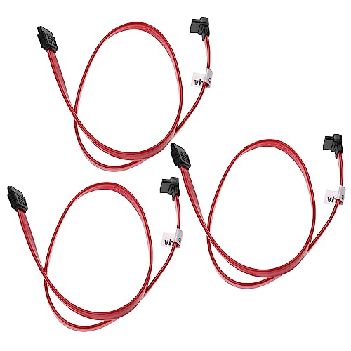 vhbw 3x SATA Kabel gerade auf 90° gewinkelt für Festplatte - Verbindungskabel, 50 cm, Rot, Schwarz vhbw 3x SATA Kabel gerade auf 90° gewinkelt für Festplatte - Verbindungskabel, 50 cm, Rot, Schwarz von vhbw