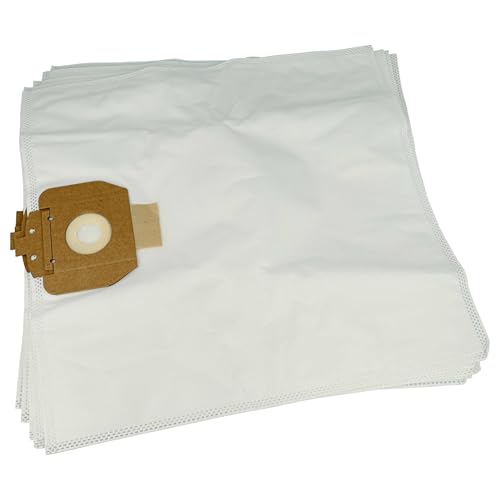 vhbw 5X Staubbeutel kompatibel mit Diversey Taski Aero 8 Plus, Aero 8, Aero 15 Plus Staubsauger - Mikrovlies, 43cm x 41cm Weiß von vhbw