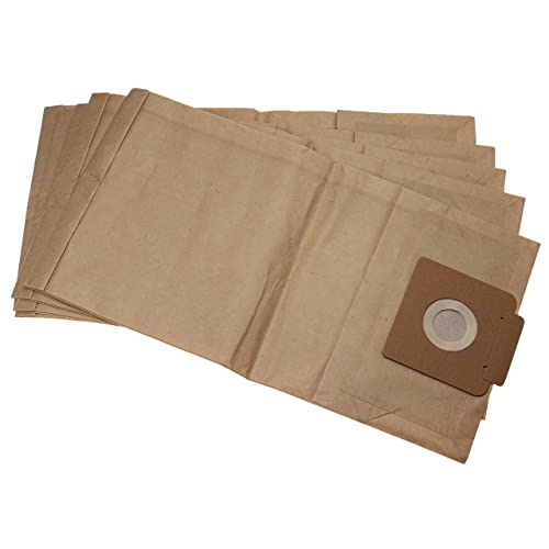 vhbw 5X Staubsaugerbeutel kompatibel mit Kärcher T 10/1, T10/1 Professional Staubsauger - Papier Braun von vhbw