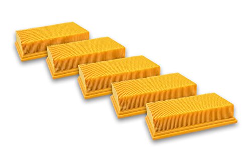 vhbw 5x Flachfaltenfilter kompatibel mit Kärcher NT4 0/1 tact te, ProNT 200, 400, Radius 28 Deluxe, Xpert NT 360, NT 362 Eco SB V1 Eco Staubsauger vhbw 5x Flachfaltenfilter kompatibel mit Kärcher NT4 0/1 tact te, ProNT 200, 400, Radius 28 Deluxe, Xpert NT 360, NT 362 Eco SB V1 Eco Staubsauger von vhbw