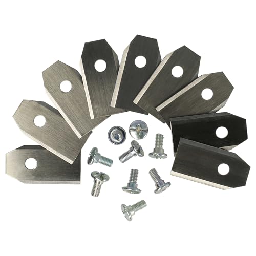 vhbw 9X Ersatz-Messer kompatibel mit Powerworks P10, P7, P5, P3, P15 Rasenmäher - Ersatzklinge Silber, Stahl vhbw 9X Ersatz-Messer kompatibel mit Powerworks P10, P7, P5, P3, P15 Rasenmäher - Ersatzklinge Silber, Stahl von vhbw