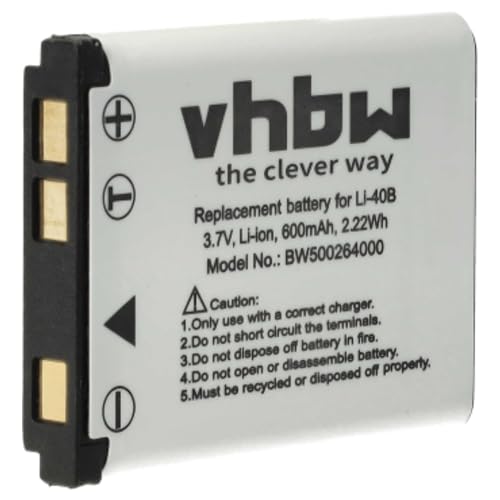 vhbw 1x Akku kompatibel mit Nikon Coolpix S3000, S4000 Kamera (500 mAh, 3,6 V, Li-Ion) - Ersatz für EN-EL10 vhbw 1x Akku kompatibel mit Nikon Coolpix S3000, S4000 Kamera (500 mAh, 3,6 V, Li-Ion) - Ersatz für EN-EL10 von vhbw