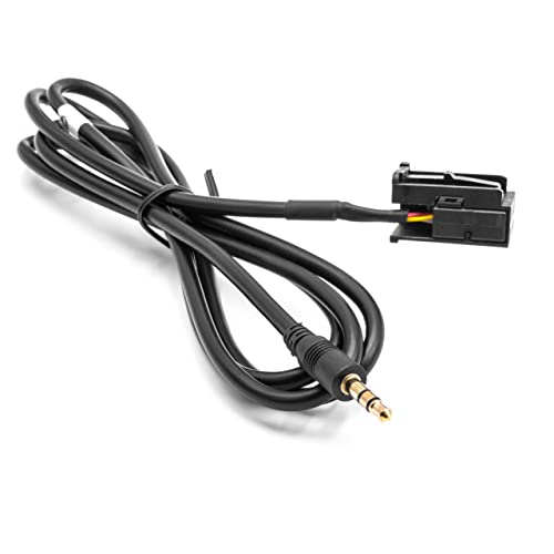 vhbw AUX Line In Adapter Kabel KFZ Radio kompatibel mit Ford ab Bj. 2005 Focus Mk2 Auto, Fahrzeug von vhbw