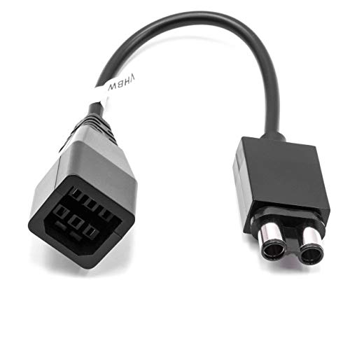 vhbw Adapterkabel kompatibel mit Netzteil von Xbox One, Xbox 360 E, Slim auf Xbox 360 - AC Adapter Konverter von vhbw