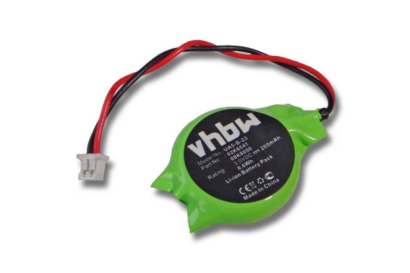 vhbw Akku Ersatz für 02K6541 für Notebook / Netbook (200mAh, 3V, Li-Ion) 200 mAh von vhbw