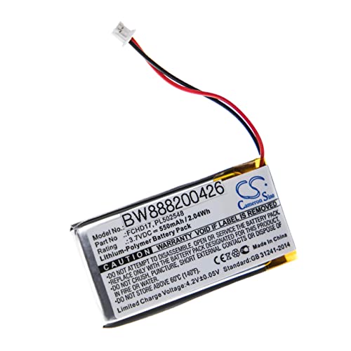 vhbw 1x Akku Ersatz für Acme PL502548, FCHD17 für Videokamera Camcorder (550 mAh, 3,7 V, Li-Polymer) von vhbw