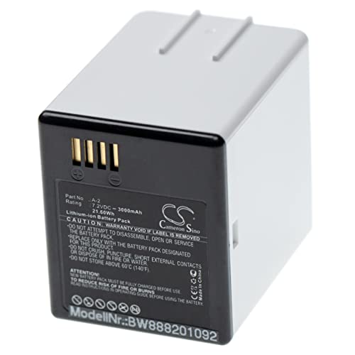 vhbw Akku Ersatz für Arlo A-2 für Knopfkamera, getarnte Kamera (3000 mAh, 7,2 V, Li-Ion) von vhbw