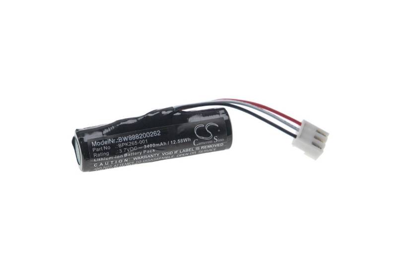 vhbw Akku Ersatz für Baugleiche Originalteilebezeichnung Verifone BPK260-001, BPK260-002-01-A für POS-/Kassensystem (3400mAh, 3,7V, Li-Ion) 3400 mAh von vhbw