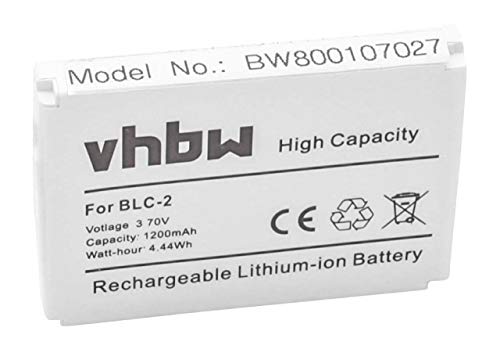 vhbw Akku Ersatz für CipherLab BA-80S1A2, KB1B371200005 für Handy Smartphone Telefon (1200mAh, 3,7V, Li-Ion) von vhbw